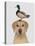 Labrador and Duck-Fab Funky-Stretched Canvas