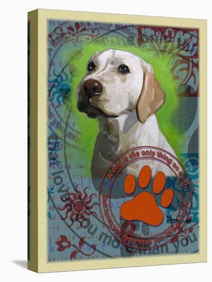 Labrador Retriever 2-Cathy Cute-Premier Image Canvas