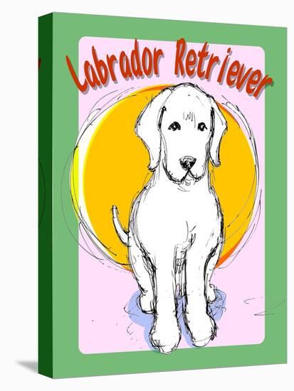 Labrador Retriever 4-Cathy Cute-Premier Image Canvas