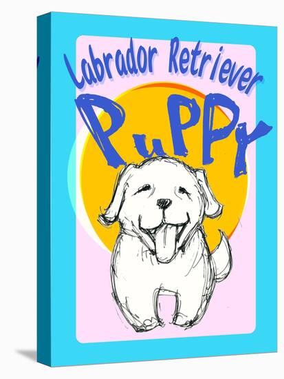 Labrador Retriever Puppy-Cathy Cute-Premier Image Canvas