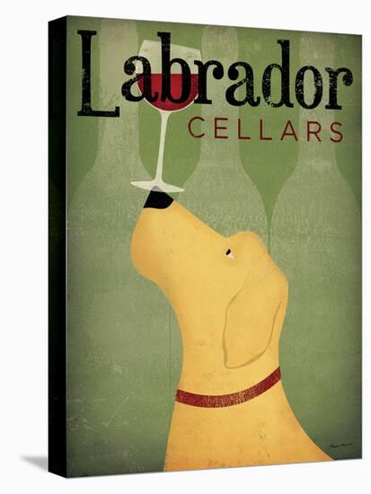 Labrador Wine Dog v1-Ryan Fowler-Stretched Canvas