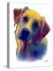 Labrador Yellow 1-Marlene Watson-Premier Image Canvas