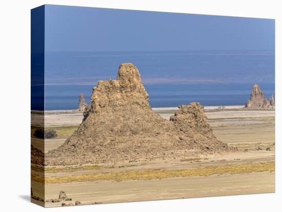 Lac Abbe (Lake Abhe Bad) With Its Chimneys, Republic of Djibouti, Africa-null-Premier Image Canvas