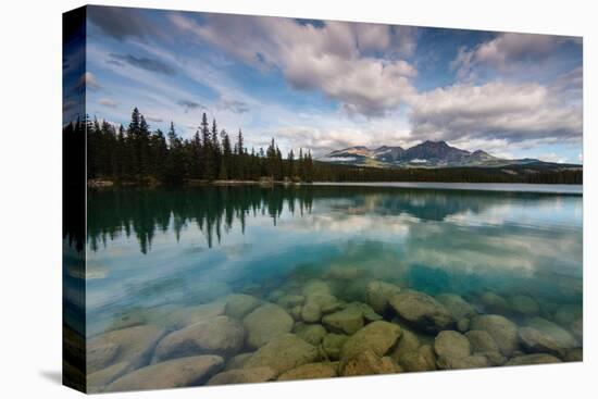 Lac Beauvert, Lac Beaufort, Canadian Rocky Mountains-Sonja Jordan-Premier Image Canvas