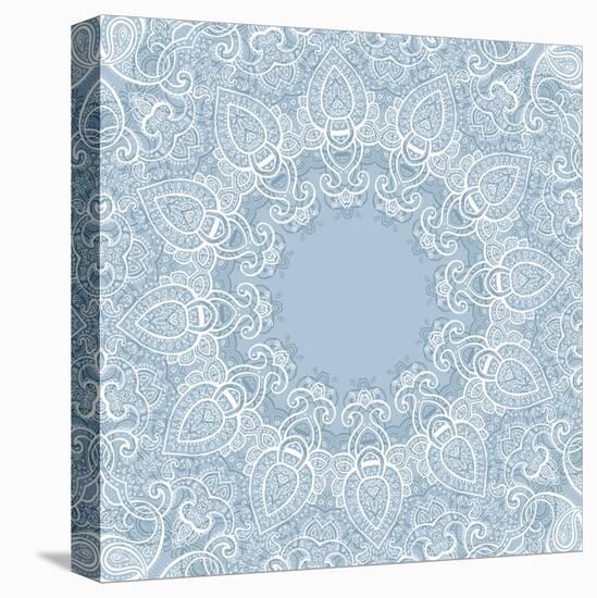 Lace Background: Mandala-Katyau-Stretched Canvas