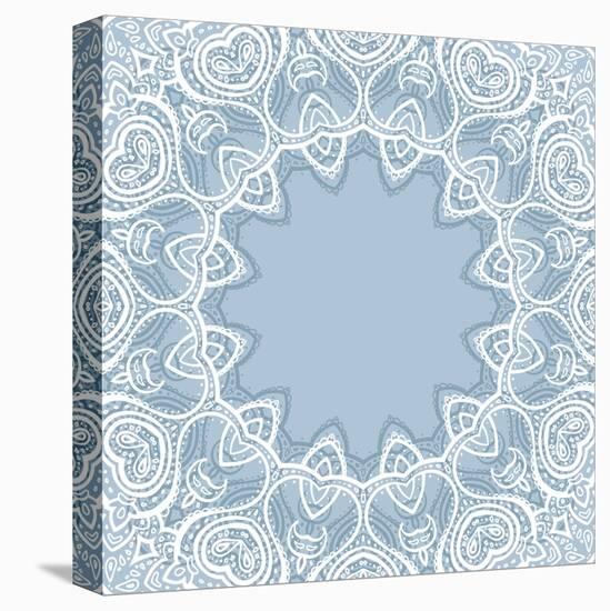 Lace Background: Mandala-Katyau-Stretched Canvas