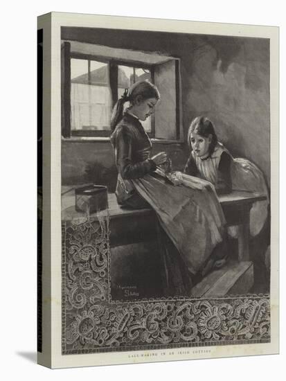 Lace-Making in an Irish Cottage-Marianne Stokes-Premier Image Canvas