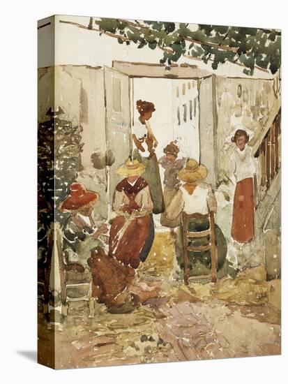 Lacemakers, Venice, 1898-Maurice Brazil Prendergast-Premier Image Canvas