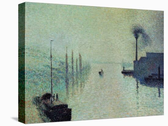 Lacroix Island "The Effect of Fog" 1888-Camille Pissarro-Premier Image Canvas