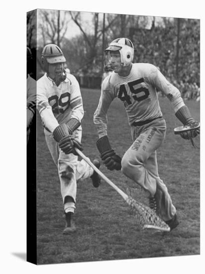 Lacrosse Game Between Johns Hopkins and Virginia-null-Premier Image Canvas