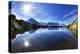 Lacs Des Cheserys with Aiguilles De Chamonix, Haute Savoie, France, Europe, September 2008-Frank Krahmer-Premier Image Canvas