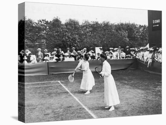 Ladies' Doubles Match at Wimbledon-null-Premier Image Canvas