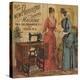 Ladies Looking at Sewing Machine-null-Premier Image Canvas