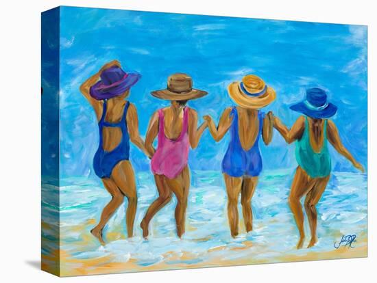 Ladies on the Beach I-Julie DeRice-Stretched Canvas