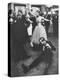 Lady Bernard Docker in Formal Dress, on Floor, Dancing at Fabulous Party Thrown by Her-Carl Mydans-Premier Image Canvas