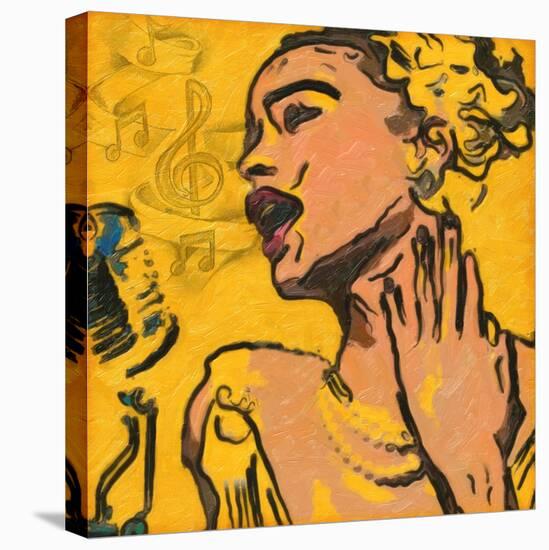 Lady Blues-Taylor Greene-Stretched Canvas