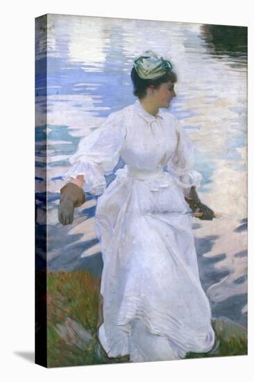 Lady Fishing - Mrs Ormond-John Singer Sargent-Premier Image Canvas