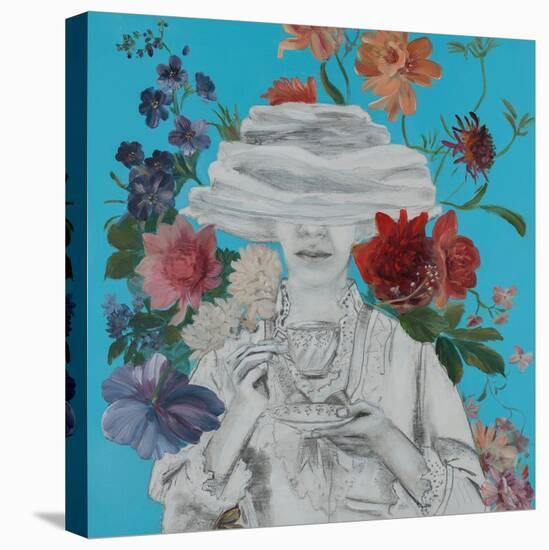 Lady Florals V-Sandra Iafrate-Stretched Canvas