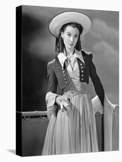 Lady Hamilton by Alexander Korda with Vivien Leigh, 1941 (b/w photo)-null-Stretched Canvas