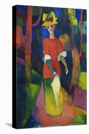 Lady in a Park. 1914-August Macke-Premier Image Canvas