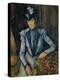 Lady in Blue, 1900-1904-Paul Cézanne-Premier Image Canvas