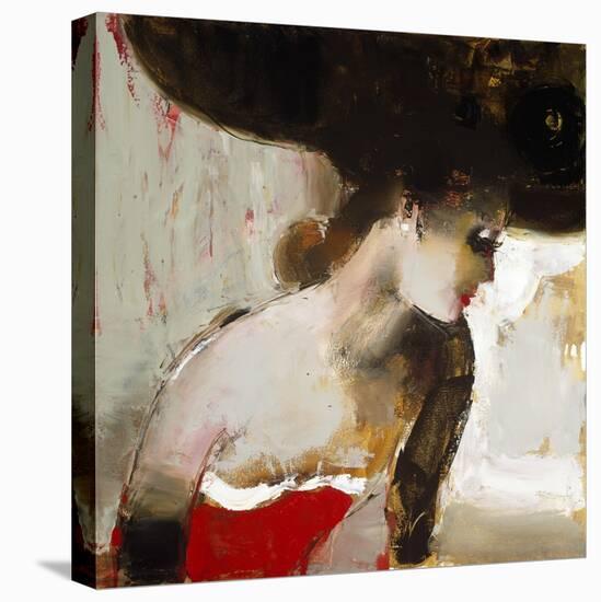 Lady in Red-Elena Ilku-Premier Image Canvas