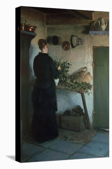 Lady in the Kitchen-Viggo Johansen-Premier Image Canvas