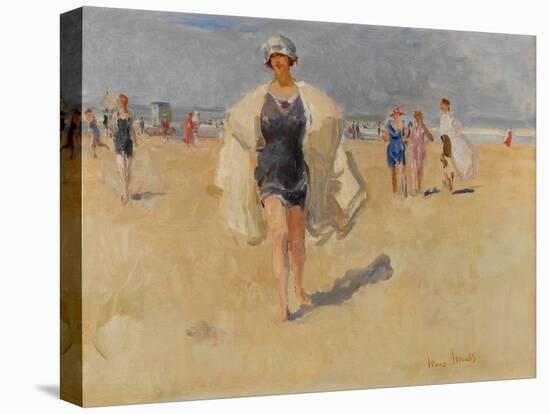 Lady on the Beach at Viareggio-Isaac Isra?ls-Premier Image Canvas