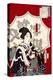 Lady Samurai with Umbrella-Kunichika toyohara-Premier Image Canvas