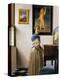 Lady Standing at the Virginal, circa 1672-73-Johannes Vermeer-Premier Image Canvas