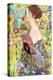 Lady with a Fan, 1917-18-Gustav Klimt-Premier Image Canvas