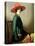 Lady with a Red Hat-William Strang-Premier Image Canvas