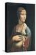 Lady with an Ermine-Leonardo da Vinci-Stretched Canvas