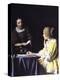 Lady with Her Maidservant Holding a Letter-Johannes Vermeer-Premier Image Canvas