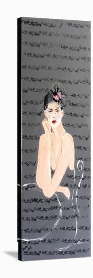 Lady with Pink Fascinator, 2015-Susan Adams-Premier Image Canvas