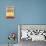 Lafayette, Louisiana - Skyline and Sunburst Screenprint Style-Lantern Press-Stretched Canvas displayed on a wall