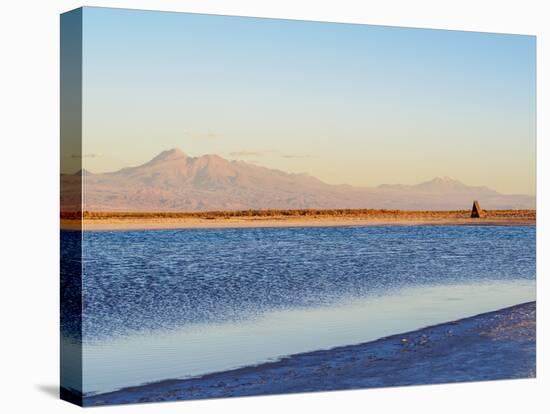 Laguna Piedra at sunset, Salar de Atacama, Antofagasta Region, Chile, South America-Karol Kozlowski-Premier Image Canvas