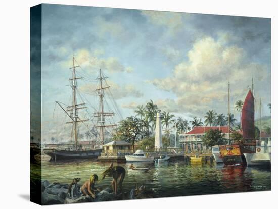 Lahaina Waterfront, Maui-Nicky Boehme-Premier Image Canvas