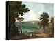 Lake Albano and Castelgandalfo, 1750'S (Oil on Canvas)-Richard Wilson-Premier Image Canvas