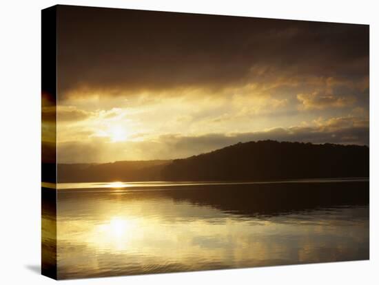 Lake at Sunrise, Lake of the Ozarks, Missouri, USA-Charles Gurche-Premier Image Canvas