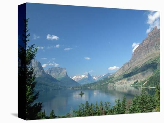 Lake Below Glaciated Peaks-Neil Rabinowitz-Premier Image Canvas