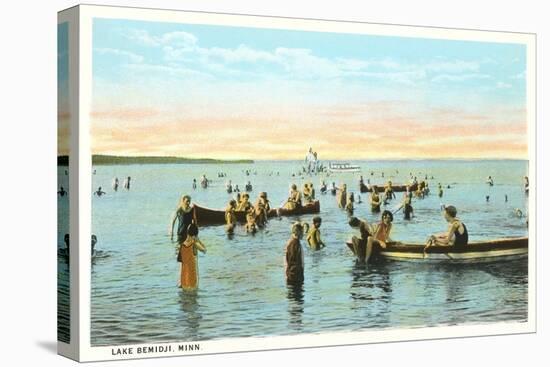 Lake Bemidji, Minnesota-null-Stretched Canvas