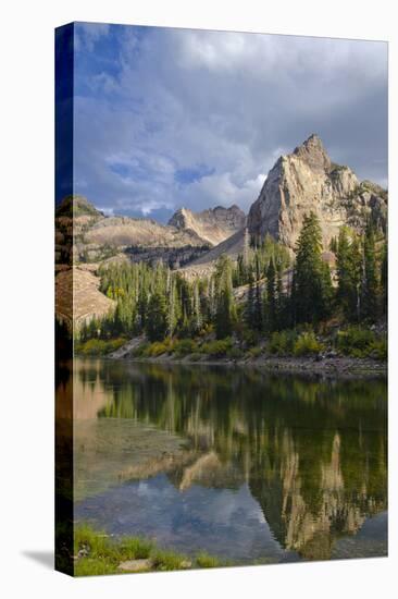 Lake Blanche and Sundial with Reflection, Utah-Howie Garber-Premier Image Canvas