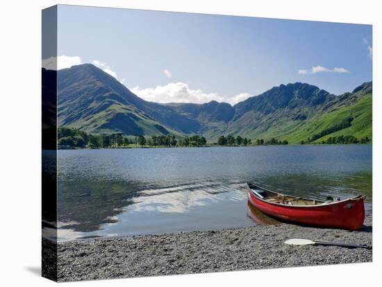 Lake Buttermere with Fleetwith Pike and Haystacks, Lake District National Park, Cumbria, England-James Emmerson-Premier Image Canvas