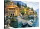 Lake Como Landing-Howard Behrens-Stretched Canvas