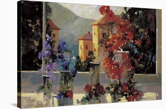 Lake Como View-Ted Goerschner-Stretched Canvas