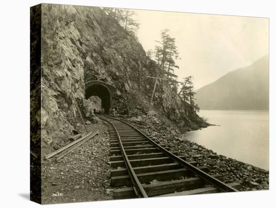 Lake Crescent Road, 1918-Asahel Curtis-Premier Image Canvas