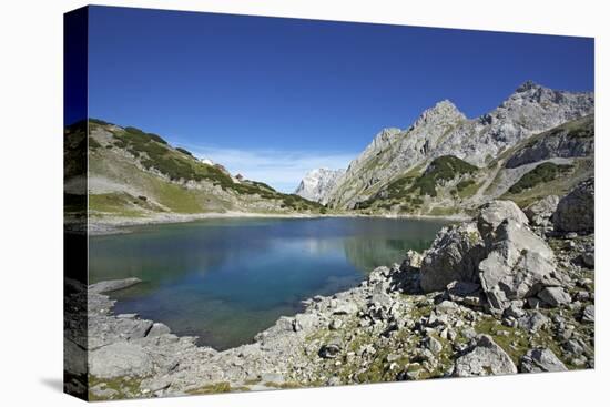 Lake Drachensee with V.L. Coburger HŸtte (Alpine Hut-Uwe Steffens-Premier Image Canvas