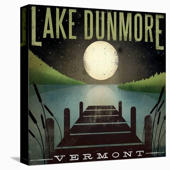 Lake Dunmore Dock-Ryan Fowler-Stretched Canvas