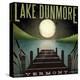 Lake Dunmore Dock-Ryan Fowler-Stretched Canvas
